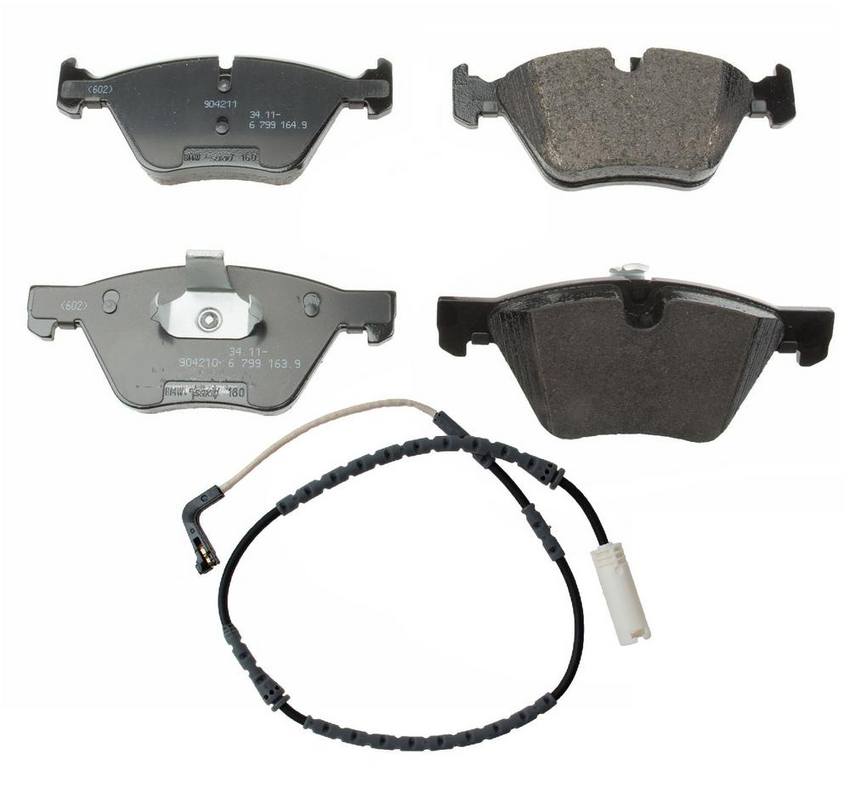 BMW Disc Brake Pad Set - Front (w/ Sensor)